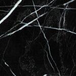 Zwart marmerlook hoogglans vloer en wandtegel