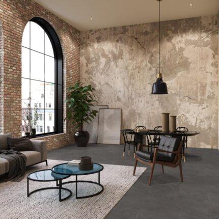 Floorlife Stanmore darkgrey  Betonlook Dryback PVC vloer 914x457x2,5mm