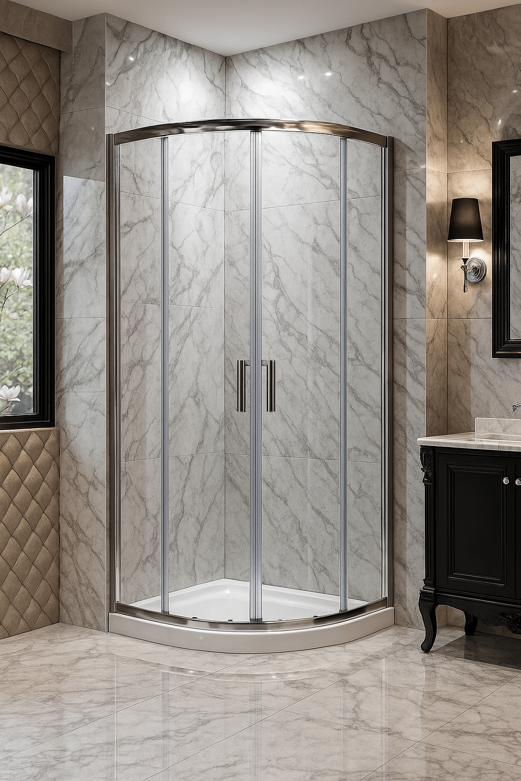 pisa_douchecabine_chroom