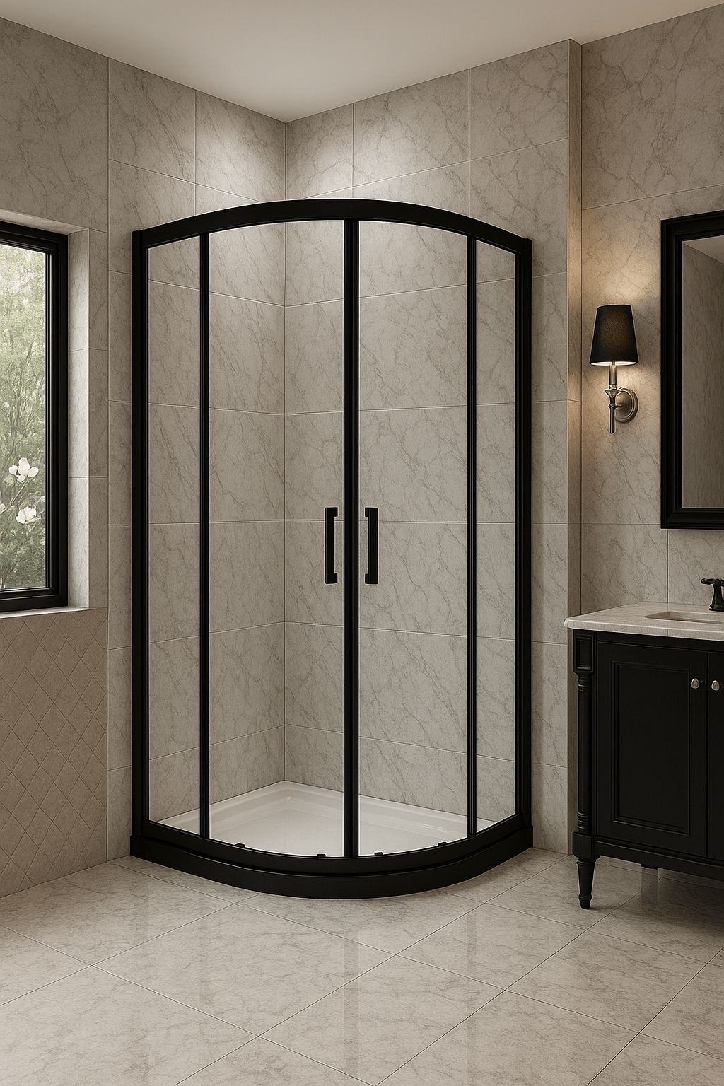 pisa_douchecabine_zwart