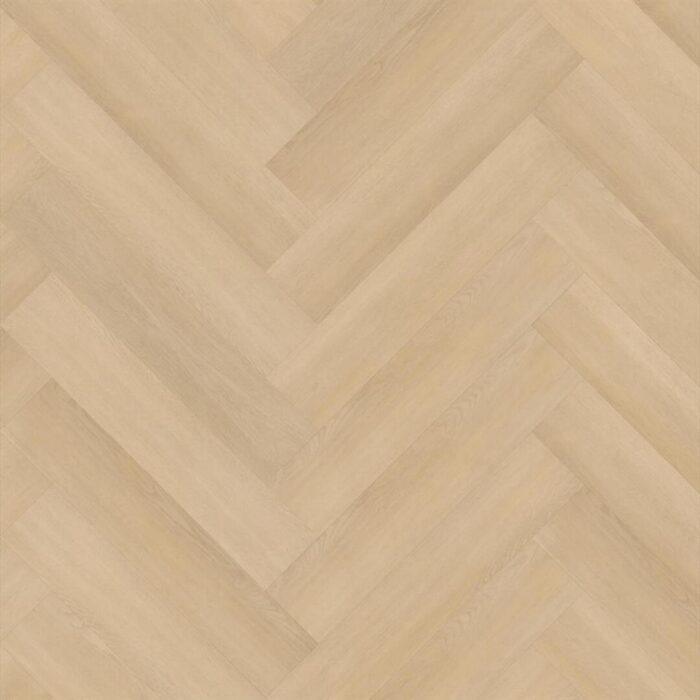 Select eiken Licht bruin PVC visgraat Klik vloer 750x150x5,00mm - 0,55mm toplaag