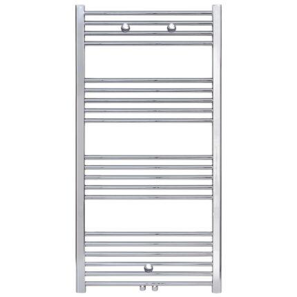 HANDDOEK RADIATOR MIDDEN AANSLUITING CHROOM 1200X500-376WATT