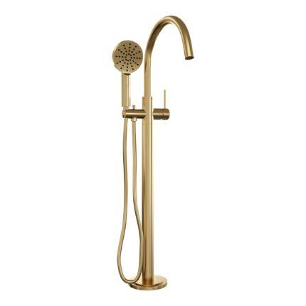 Brauer Gold Edition Vrijstaande Badkraan – 3-Standen Handdouche Rond