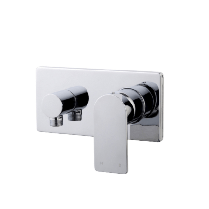 Eenhendel douchemengkraan inbouw chroom