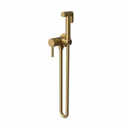 Bidet Handdoucheset (bidetkraan) Goud Geborsteld