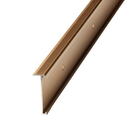 Co-pro trapprofielset pvc goud 4x130cm. 15x45x1300mm doos bevat 4 stuks