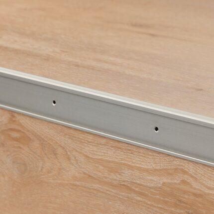 Co-pro trapprofielset pvc rvs 4x130cm. 15x45x1300mm doos bevat 4 stuks