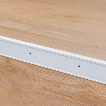 Co-pro trapprofielset pvc zilver 4x130cm. 15x45x1300mm doos bevat 4 stuks